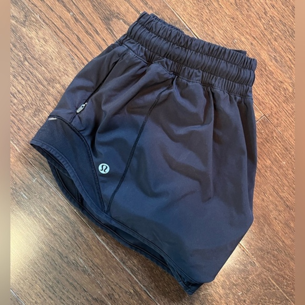 Lululemon Hotty Hot Lined Black Shorts
